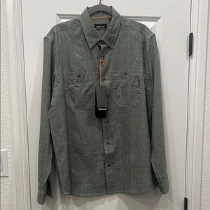 Orvis Tech Chambray Work Shirt Men's Size M